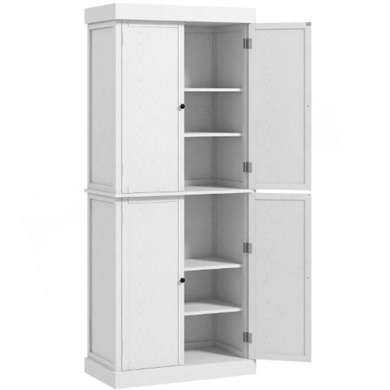 Armoire de cuisine autoportante de style moderne, armoire de cuisine, armoire de rangement avec portes et tablettes