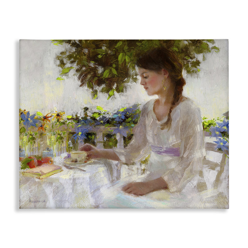 «Classic Tea Party Girl» par Katie Swatland, H 16 po x l 20 po