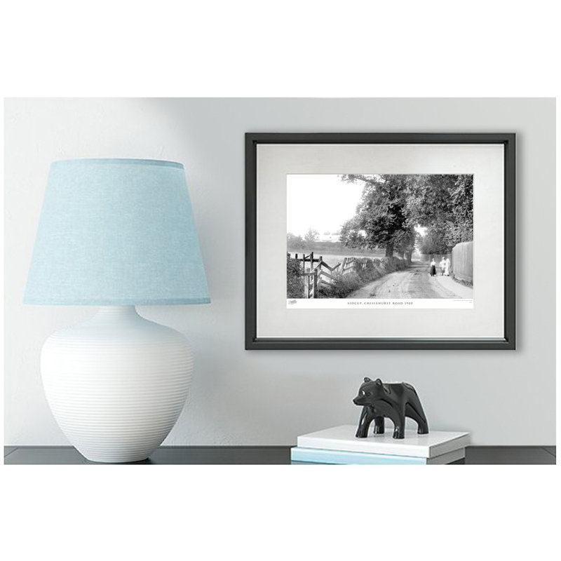 Sidcup, Chislehurst Road 1900 by Francis Frith - Single Picture Frame Print, 40cm H x 50cm W x 2.3cm D