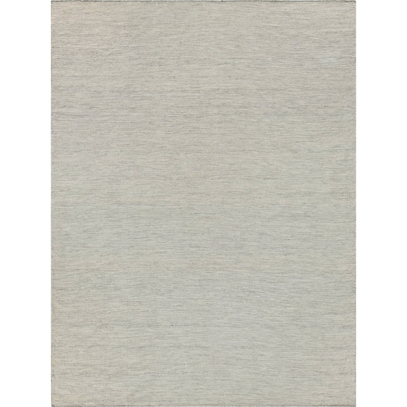 Chelsea Flatweave Wood Area Rug, Beige/Gray, Rectangle 9' x 12'