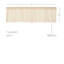 Cantonnière sur mesure en coton de couleur unie-828700658-828700668