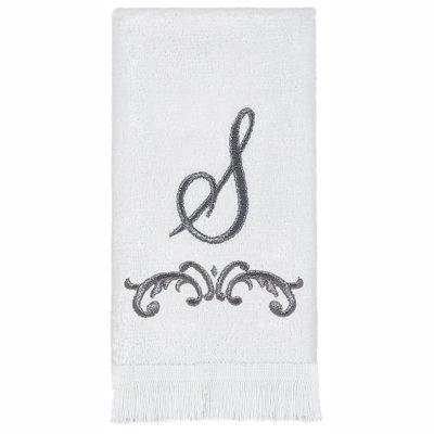Avanti Linens Scroll Mono Fingertip Towel S