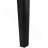 Dining Table Solid Wood Legs, Black