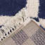 Tapis bleu marine à carreaux Dorolice-990381879