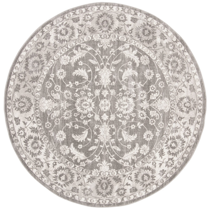 Llana Performance Oriental Rug, Round 6'7"