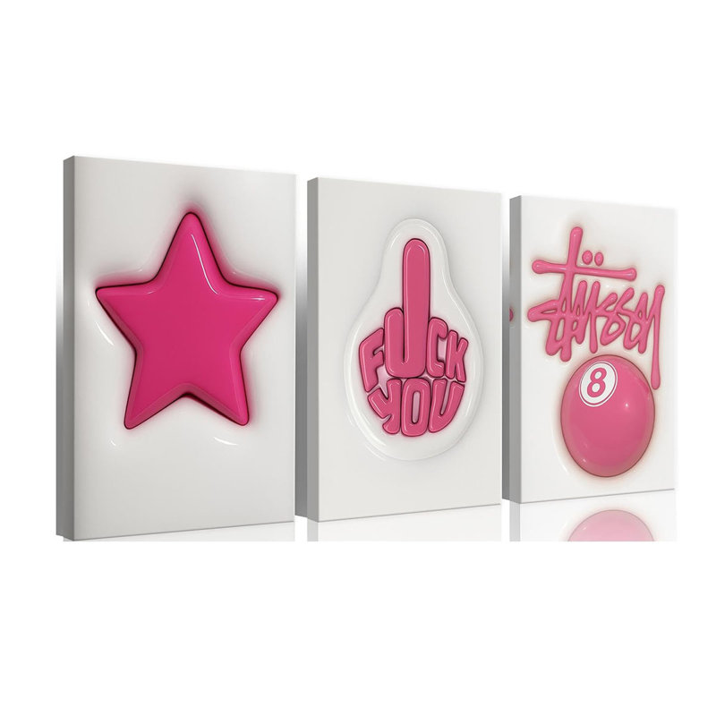 3 Piece Wrapped Canvas Print