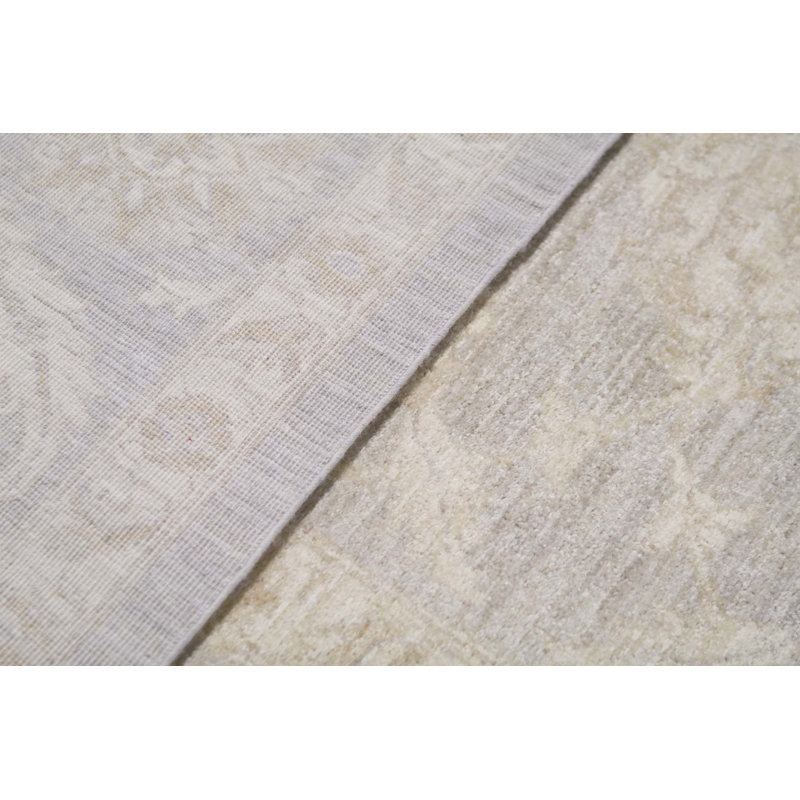 Hand-Knotted High-Quality Beige Area Rug