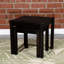 Tables gigognes en bois d'eucalyptus de 2