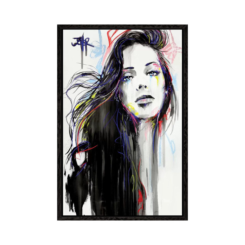 Why Wait 1 Piece Painting on Canvas, 66.04 cm H x 45.72 cm W, Black Framed
