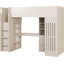 Hyman Single High Sleeper Bed with Desk, Storage & Hanging Rail