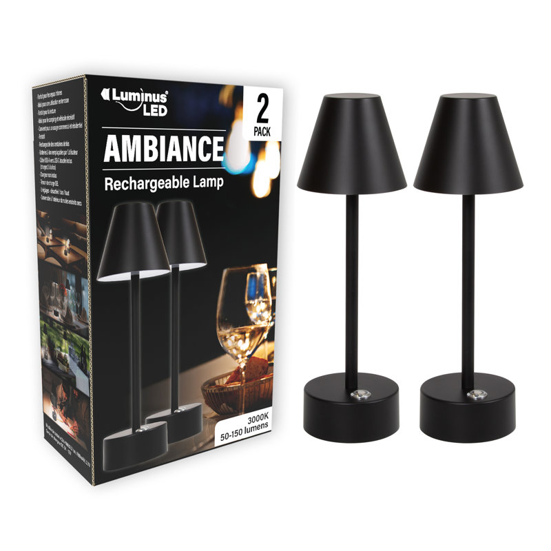 Lampe de bureau Luminus, Noir