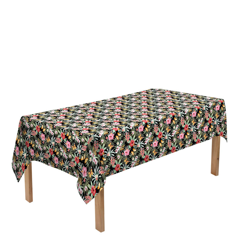 Akeil Floral Water Repellent Tablecloth, 150cm W x 215cm L