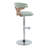 Laquietta Adjustable Height Bar Stools with Rounded T Footrest-93726383-93726388