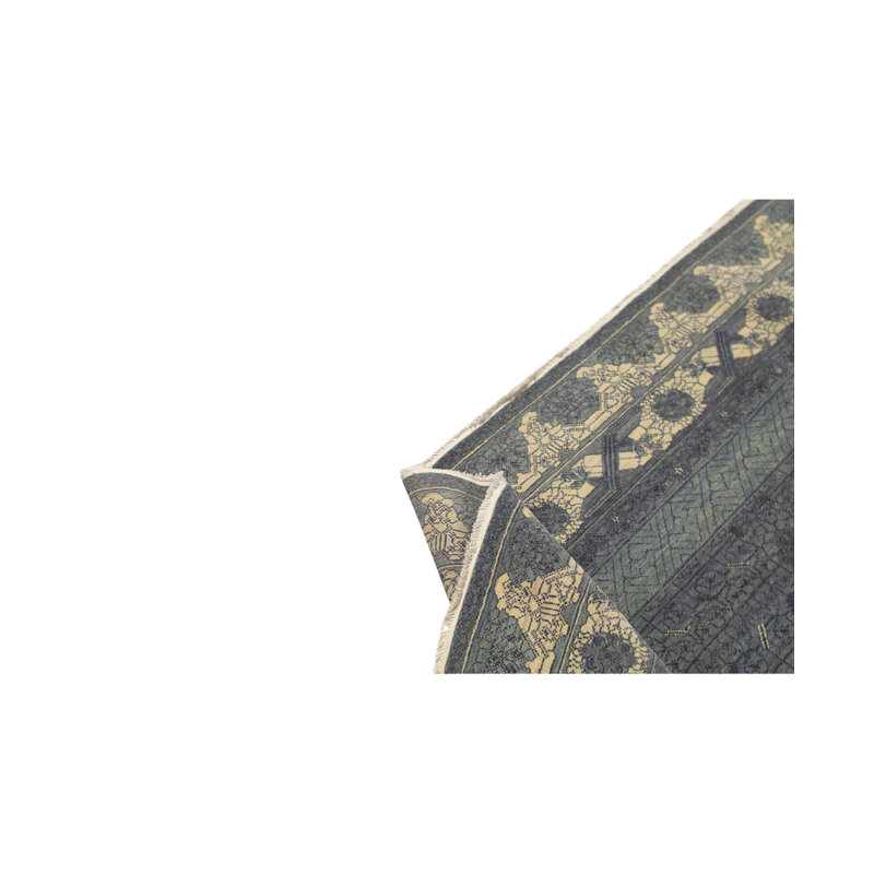 Canterbury Hand-Knotted High-Quality Blue Area Rug