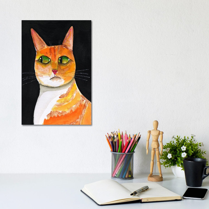 Side Eye Cat Closeup by Sharyn Bursic - Gallery-Wrapped Canvas Giclée on Canvas, Does Not Apply, Wrapped Canvas