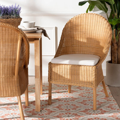 Bali & Pari Ellerkamp Bohemian Rattan Dining Chair