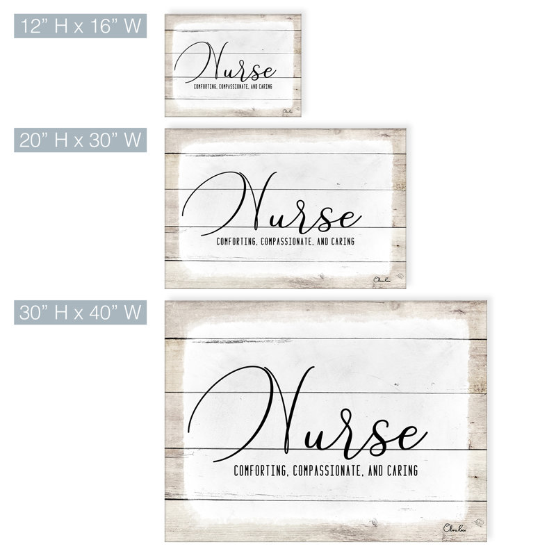 " Nurse " by Olivia Rose, 30" H x 40" W x 1.5" D