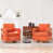 Lin orange est en rupture de stock