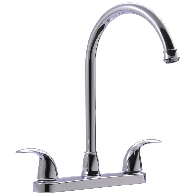 Nita Vantage Series High-Arc Dual Handle Kitchen/Bar Faucet - Chrome Polished, Chrome Polished