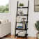 Valade 69" H x 22" W 5-Tier Ladder Bookshelf - Freestanding Wooden Bookcase Frame