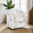 Meigs Upholstered Swivel Coastal Barrel Club Chair-2103493960