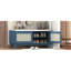 Banc de rangement en rotin avec rangement Boho-130150971