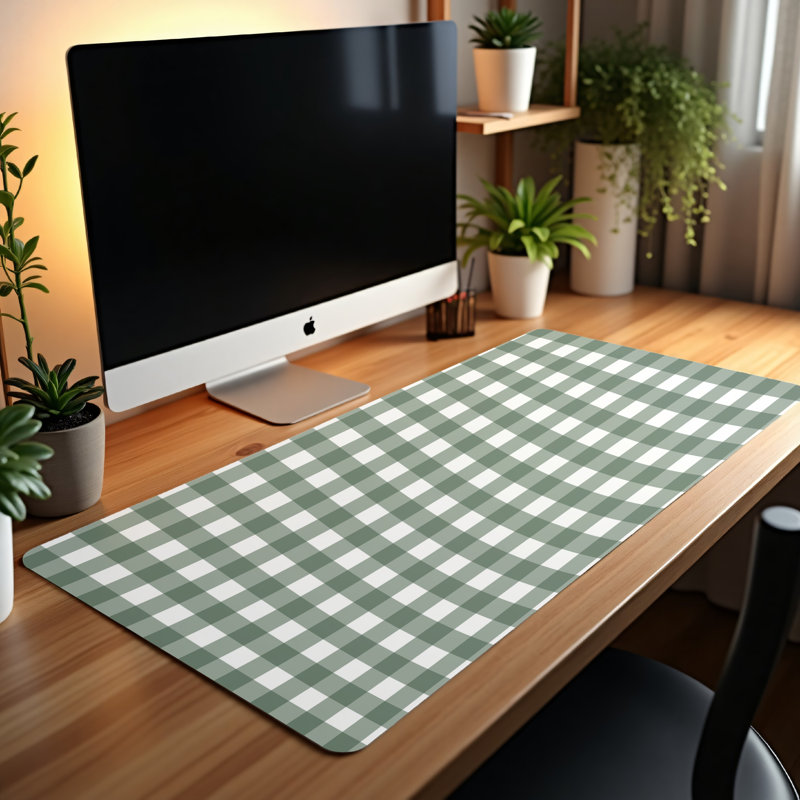 Polyester Desk Pad, 14.4x12.1
