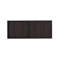Armoire de rangement murale en noyer teint