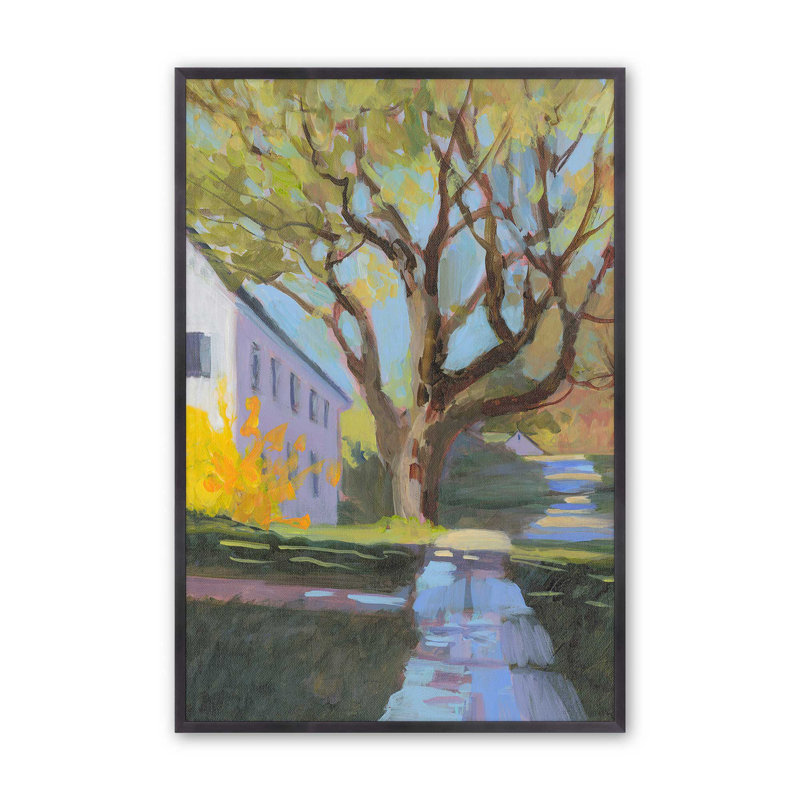 Tranquil Autumn Passage, reproduction encadrée, Weathered Zinc Open Corner Framed, H 15,25 po x l 12,25 po