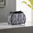 11.75" In Zebra Animal Print Purse W/ Black Faux Handle Table Lamp
