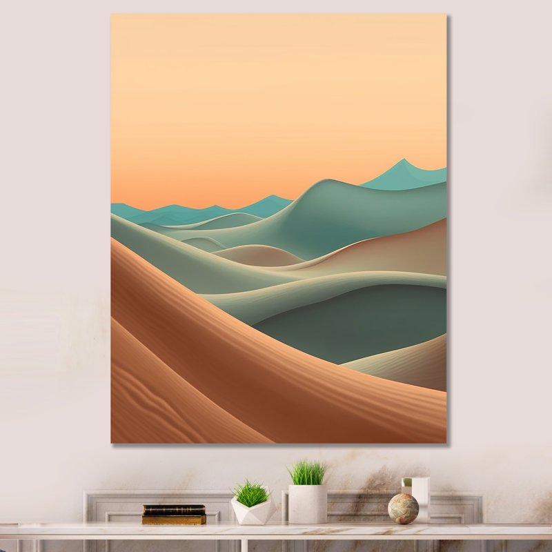 Desert Sands I - paysages, impressions sur toile, H 44 po x l 34 po x P 1,5 po, Toile tendue