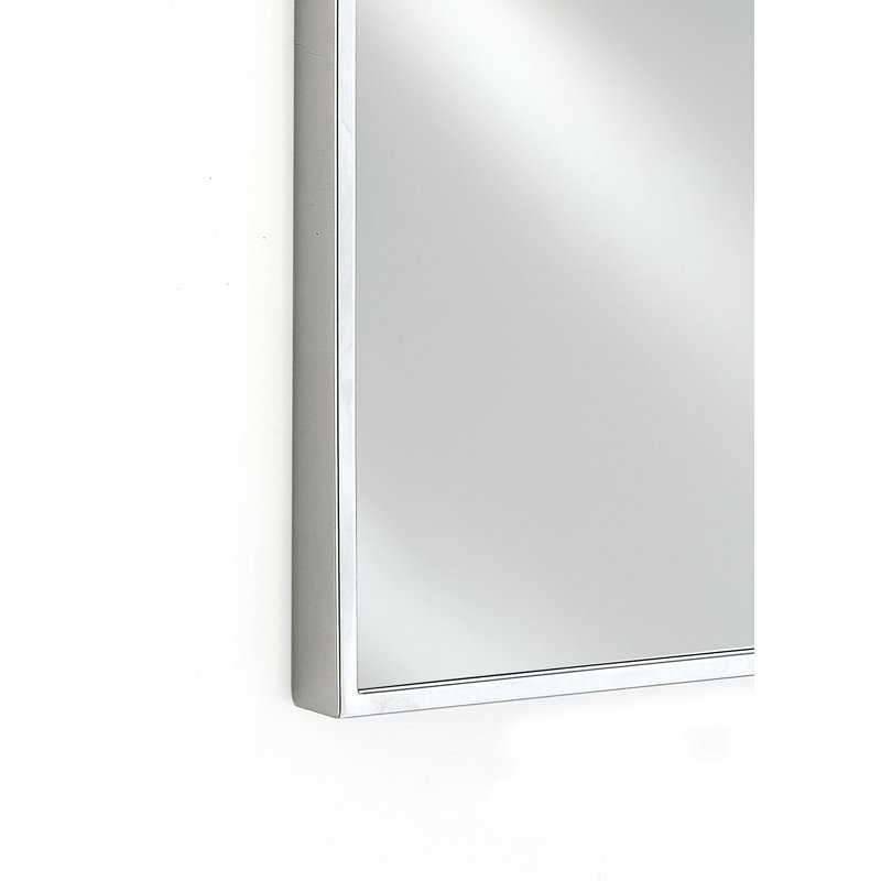 Miroir de salle de bain/meuble-lavabo Kollman, H 36 po x l 30 po, Acier brossé