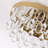 Marleigh 2 - Light Crystal Chandelier Flush Mount Ceiling Light Fixture for Bedroom-559310360