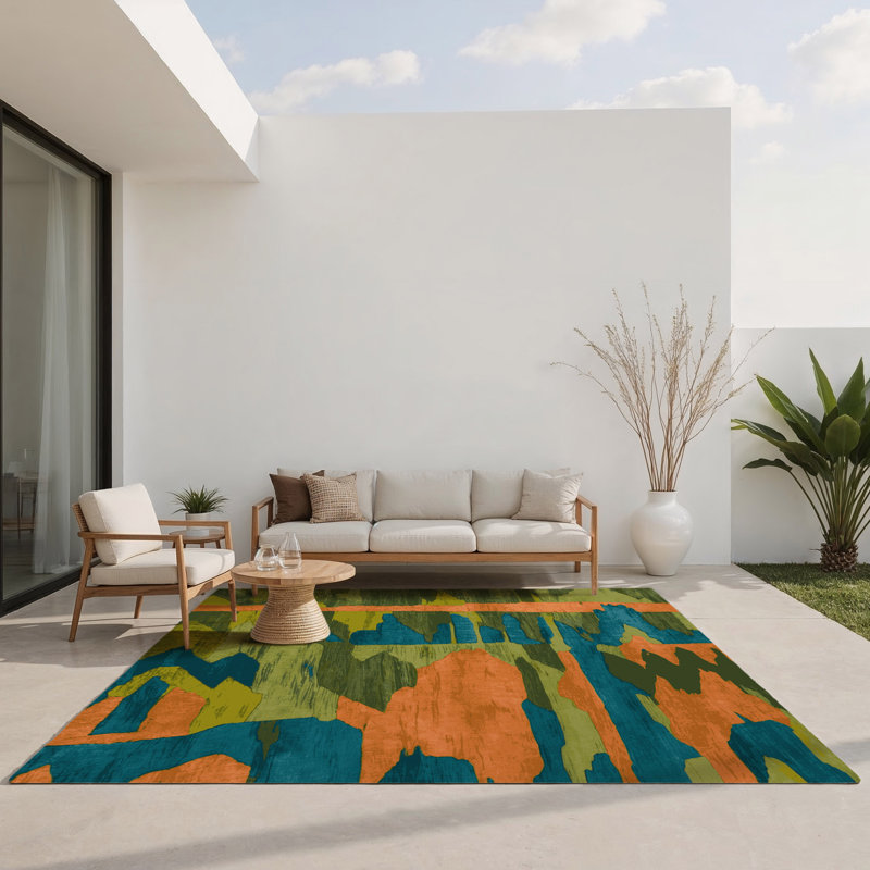 Tapis intérieur et extérieur Aurora Prime Drift, Rectangle 1 pi 6 po x 2 pi 6 po