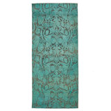 Blue Samsara Wool Rug - 3'6" x 8'