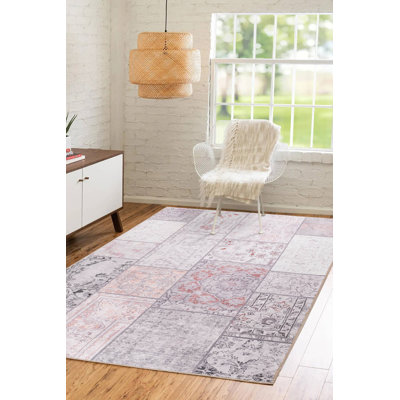 Luxurious Grey Area Carpet, 5.0 x 7.5 Feet | 100% Polyester, 1850 g/m² | Soft Pile Height: 0.2 Inches | Eco-Friendly Recycled Poly Cotton Underside | Machine Carpet, Perfect for Living Room & Bedroom Decor