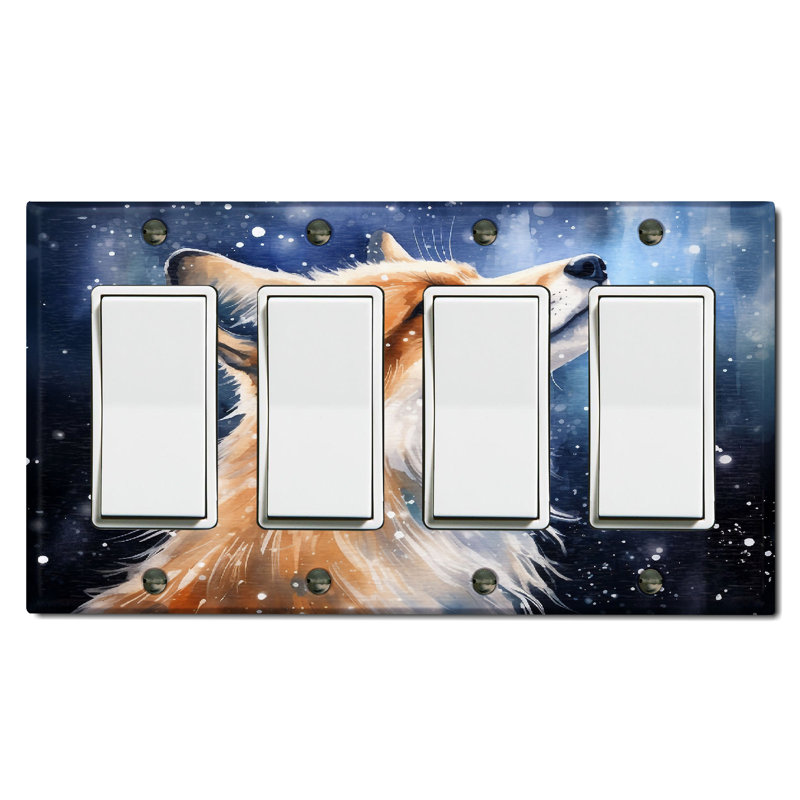 Plaque murale à 4 bandes avec thème nature