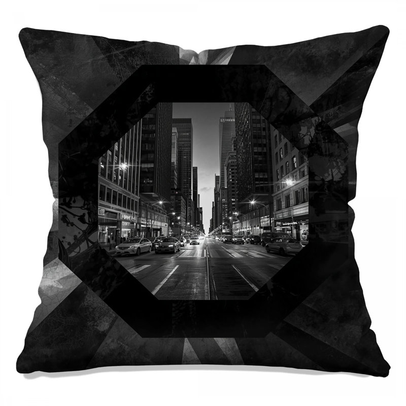 Coussins décoratifs Urban Cityscape, 20 x 20 pouces