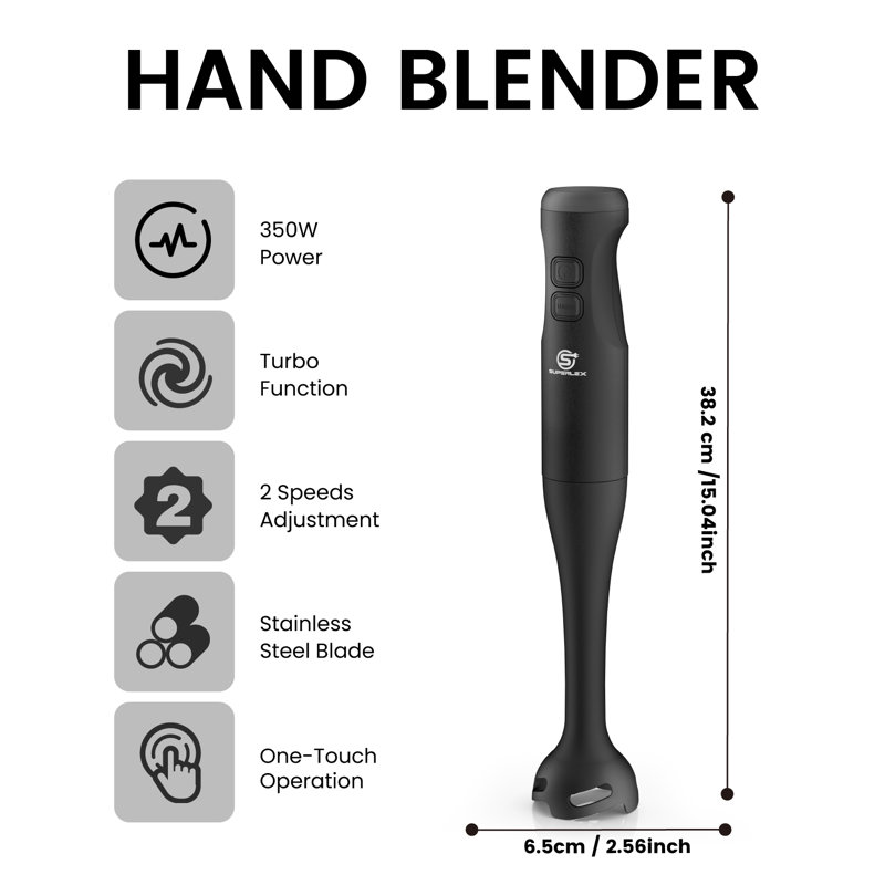 SUPERLEX 2 Speed Hand Immersion Blender