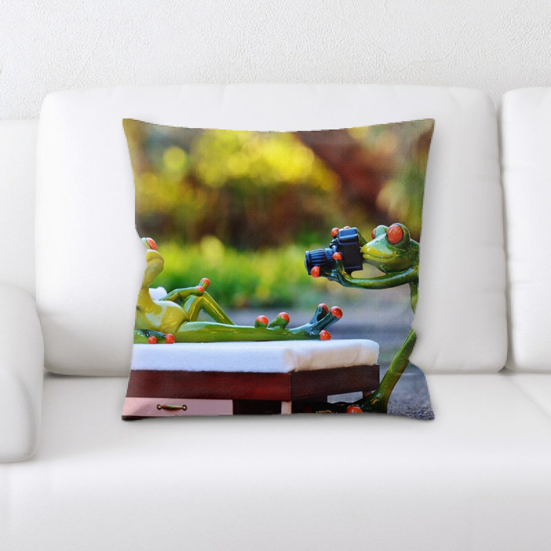 Housse et insert pour coussin carré Photographe