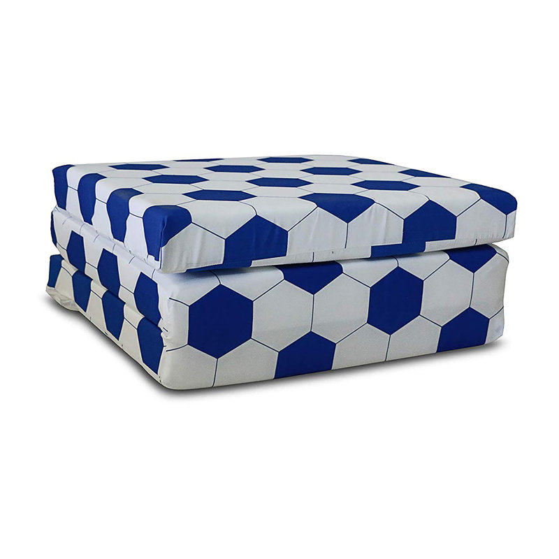 Dull Symple Stuff Foam Mattress, Blue/White