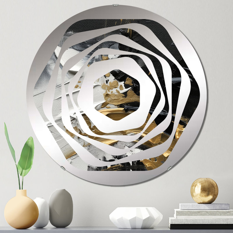 Mystery Awakening VII - Amorphe Decorative Mirror, 31.4" x 31.4"