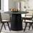 Lanieya 42" Solid Oak Round Pedestal Dining Table-96382328