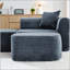 Canapé d'angle modulaire spacieux avec pouf amovible et méridienne pour un confort optimal dans votre salon, sans assemblage requis.-392413921