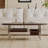 Simple coffee table with retro design