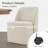 Fully Upholstered Dining Chair with Casters-118219182