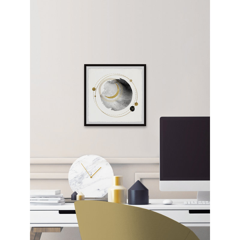 «Revolving Moon», reproduction encadrée, L 12 po x H 12 po