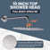 9-Spray Patterns With 1.8 GPM 10 In. Wall Mount Shower System With Two Showerhead In Polished Chrome