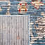 Tapis bleu / ivoire oriental tissé à la machine-66094178