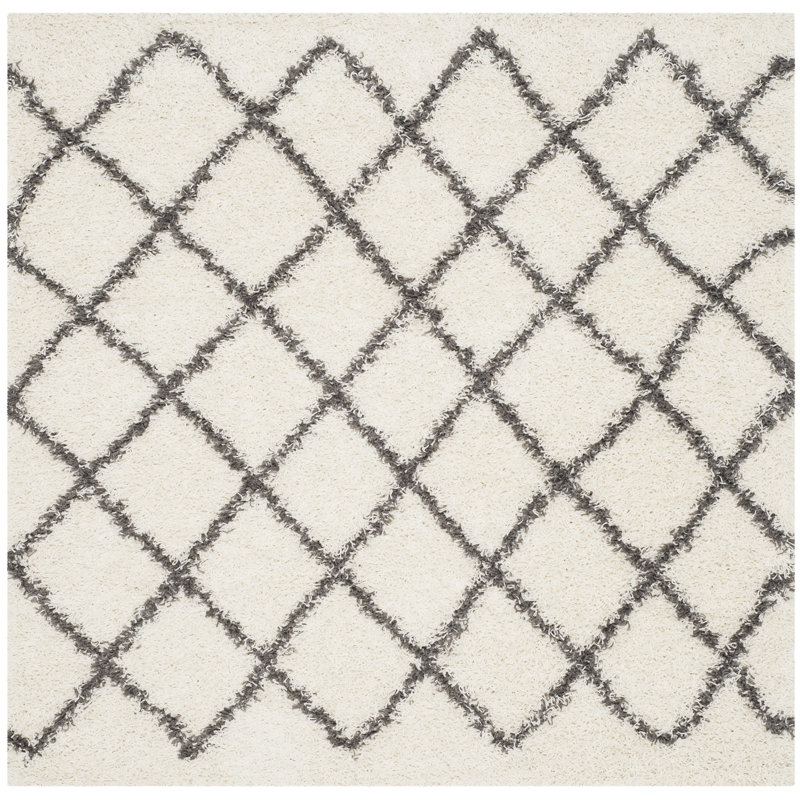 Attitash Sgd-Dallas Shag Performance Geometric Rug, Square 6'